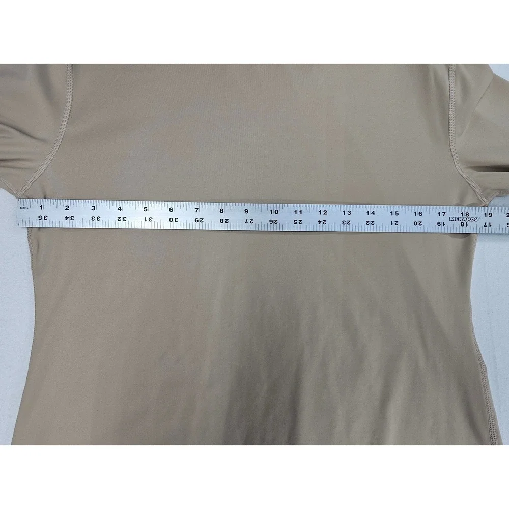 Uncia Active Womens Long Sleeve Athletic Top 2XL Grey Tan Performance Shirt 2 Pk